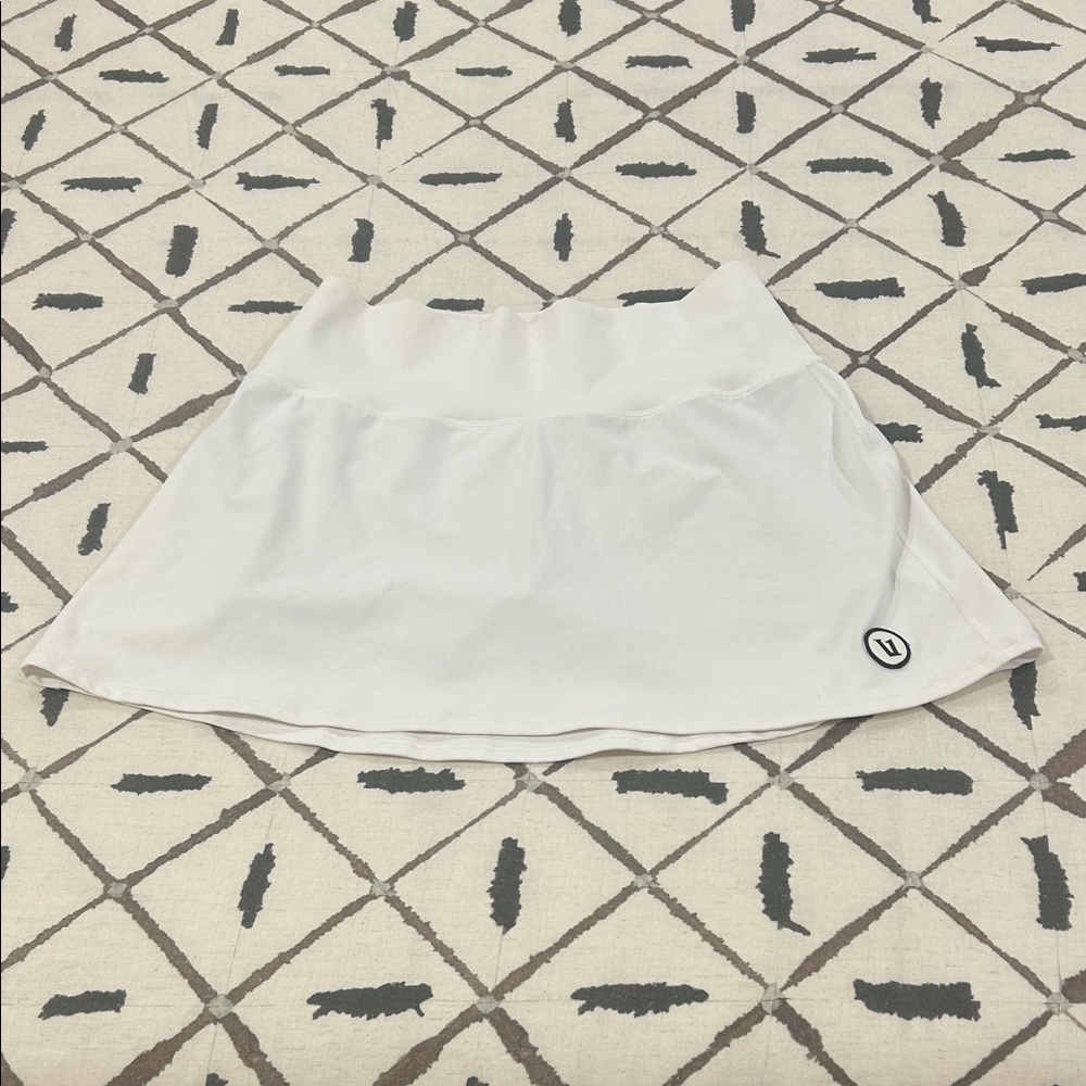 Vuori White Athletic Skort
